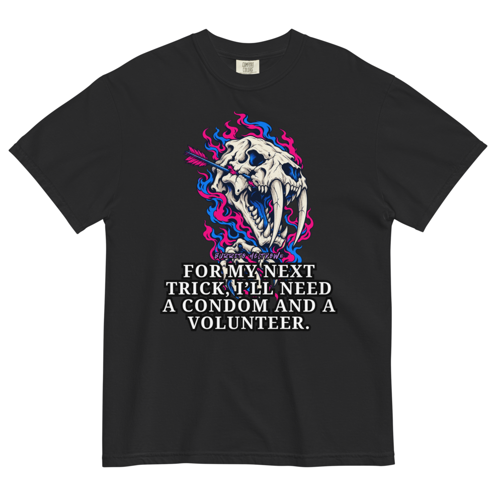 For My Next Trick – Arrow Sabertooth Skull Tee Mockup