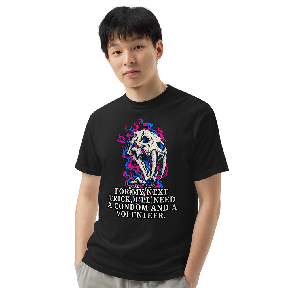 For My Next Trick – Arrow Sabertooth Skull Tee Mockup