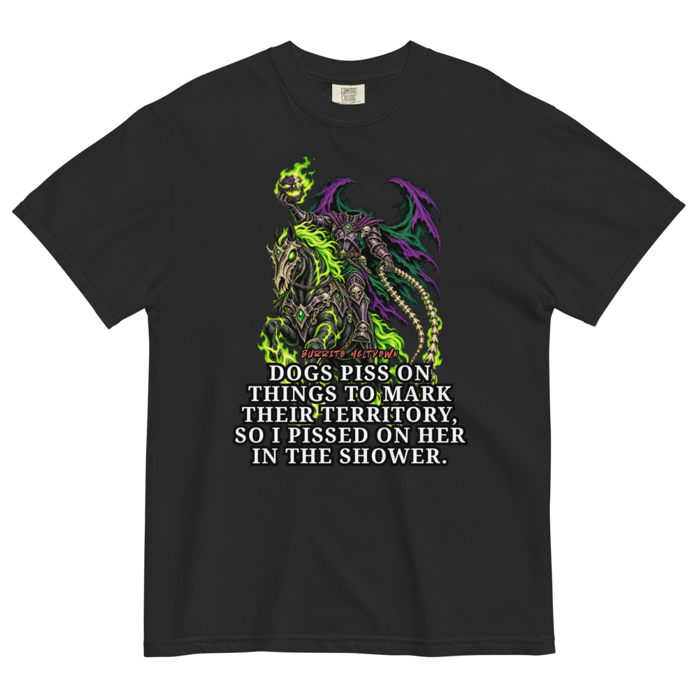 Mark Your Territory – Spectral Horse Warrior Tee Mockup
