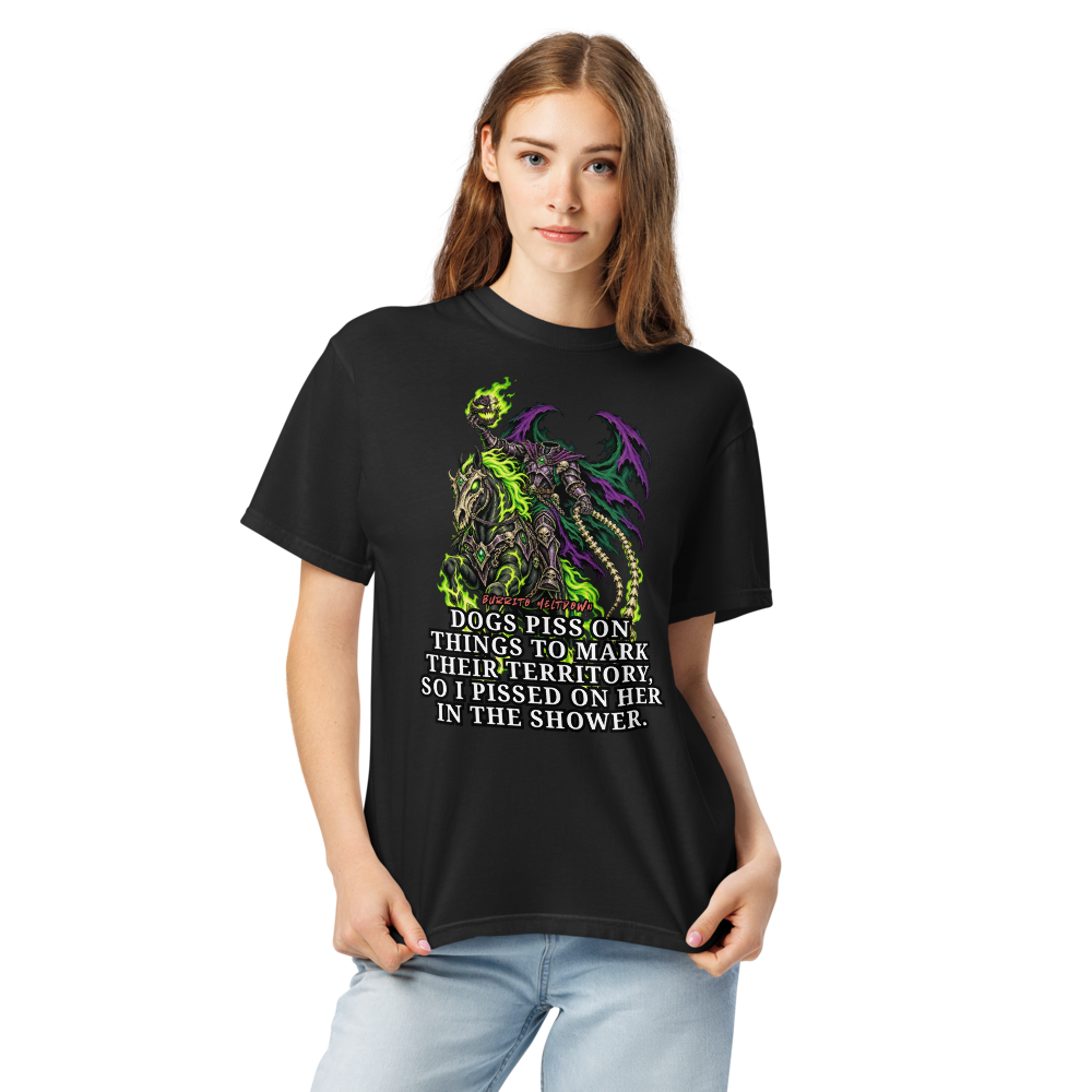 Mark Your Territory – Spectral Horse Warrior Tee Mockup