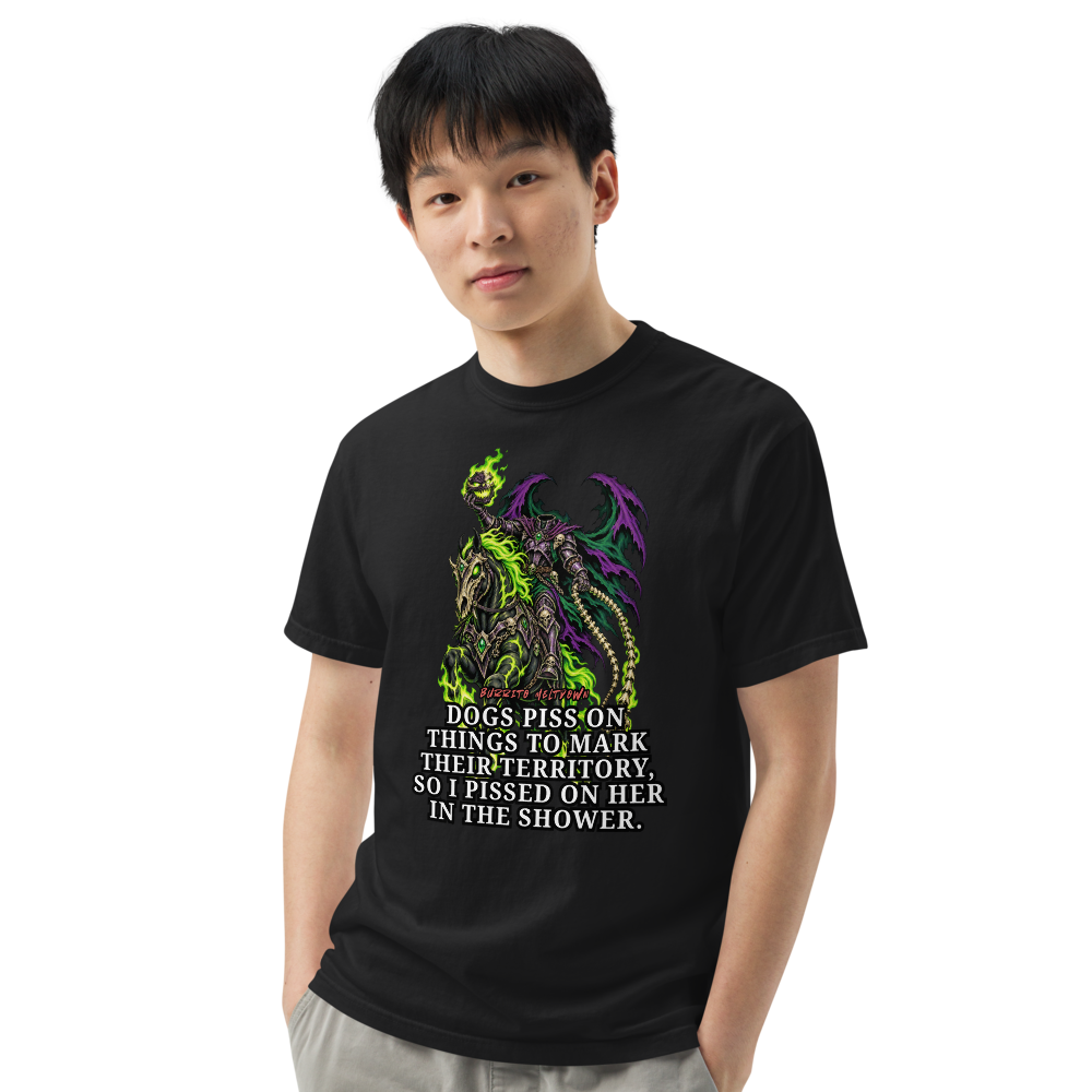 Mark Your Territory – Spectral Horse Warrior Tee Mockup