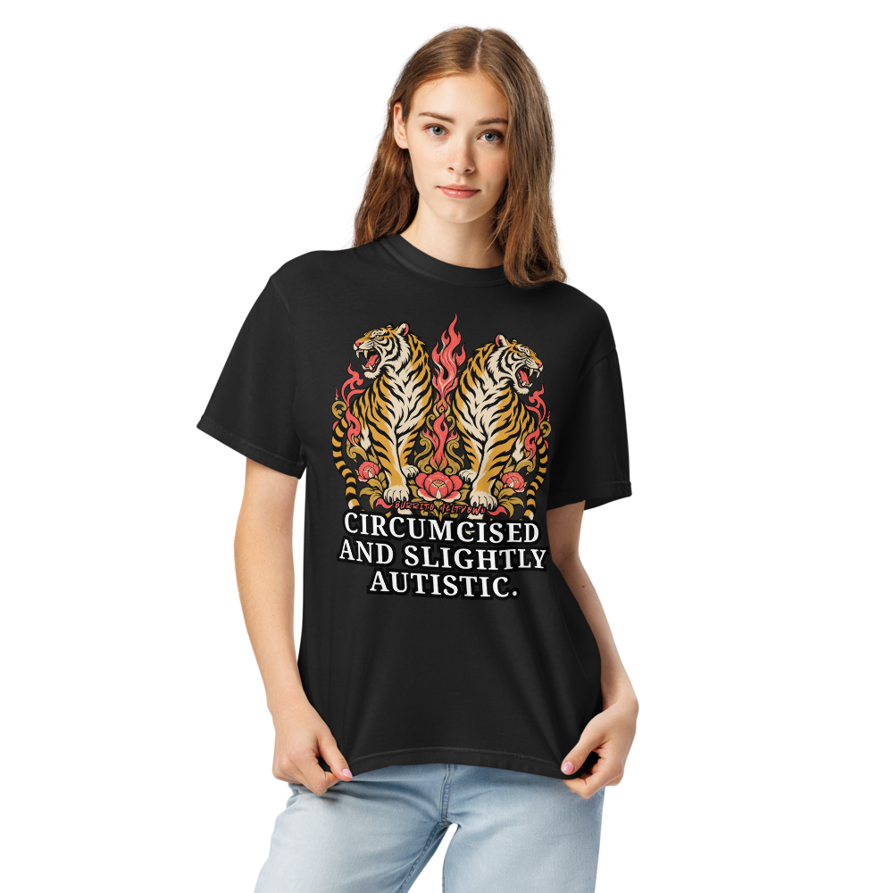 Slightly Different – Twin Flame Tigers Tee Mockup