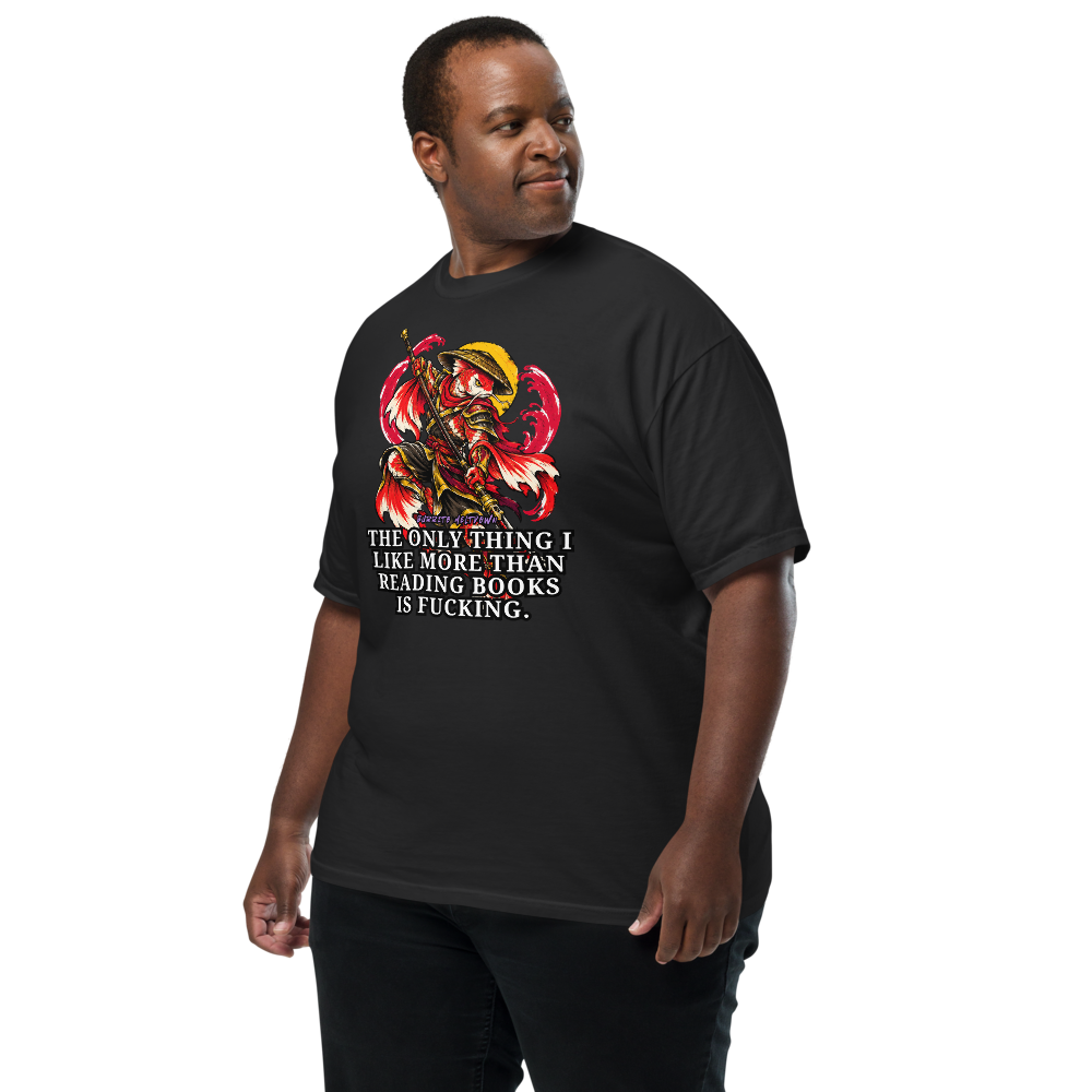 More Than Reading Books – Koi Samurai Tee Mockup