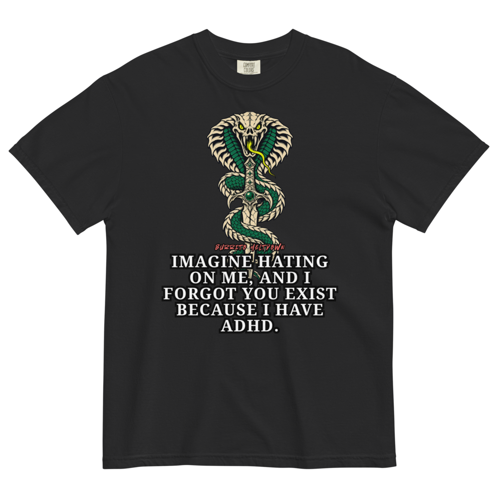I Forgot You Exist – Cobra Skull Tee Mockup