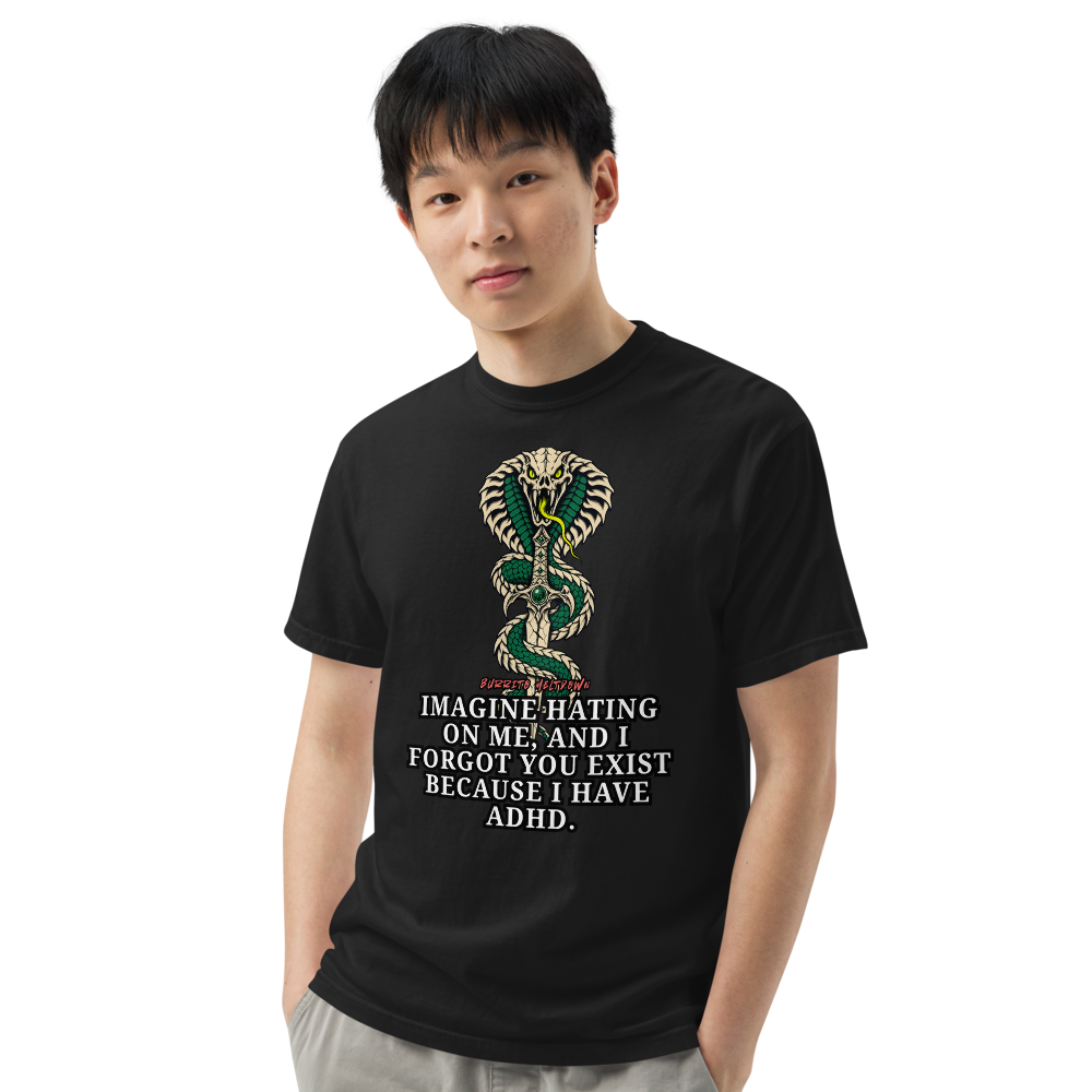I Forgot You Exist – Cobra Skull Tee Mockup