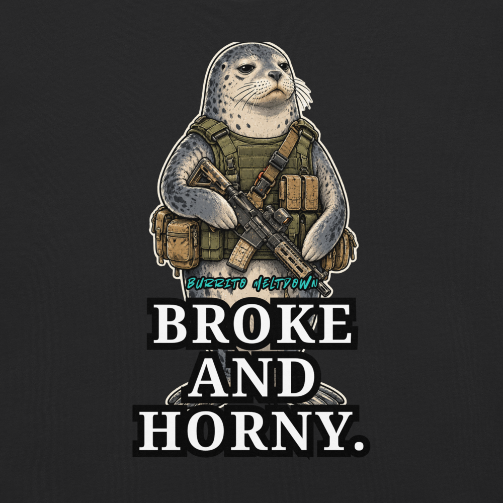 Broke – Tactical Seal Warrior Tee Mockup