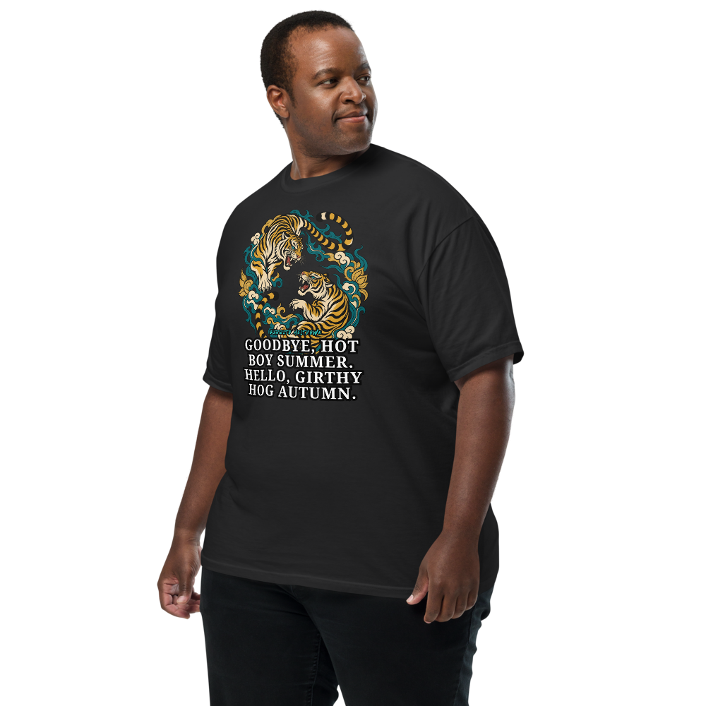 Goodbye Hot Boy Summer – Twin Cloud Tigers Tee Mockup