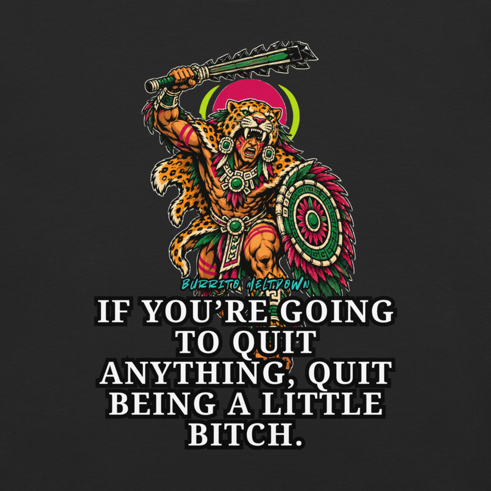 If You Are Going to Quit – Jaguar Warrior Tee Mockup