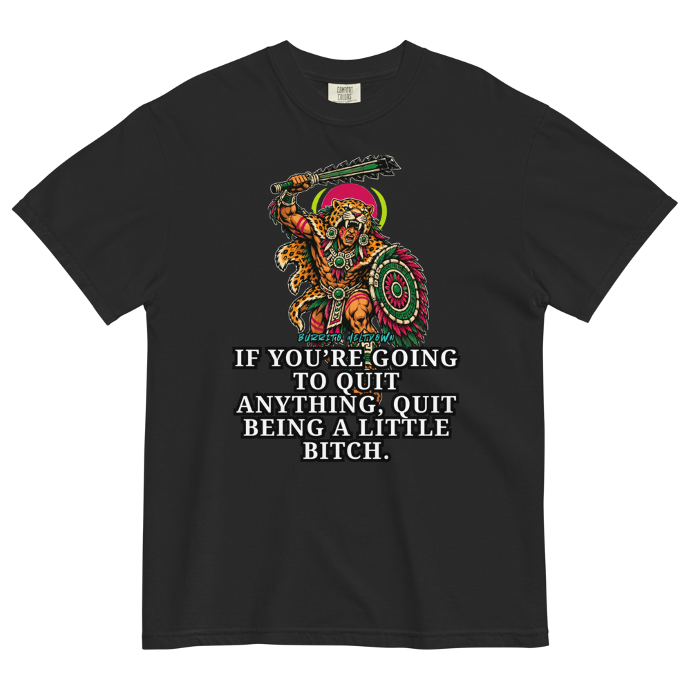 If You Are Going to Quit – Jaguar Warrior Tee Mockup
