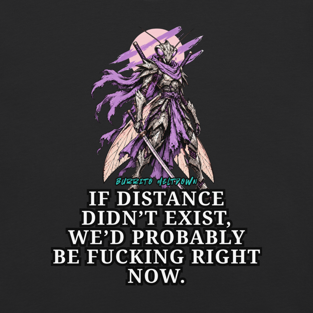 If Distance Did Not Exist – Insect Samurai Tee Mockup