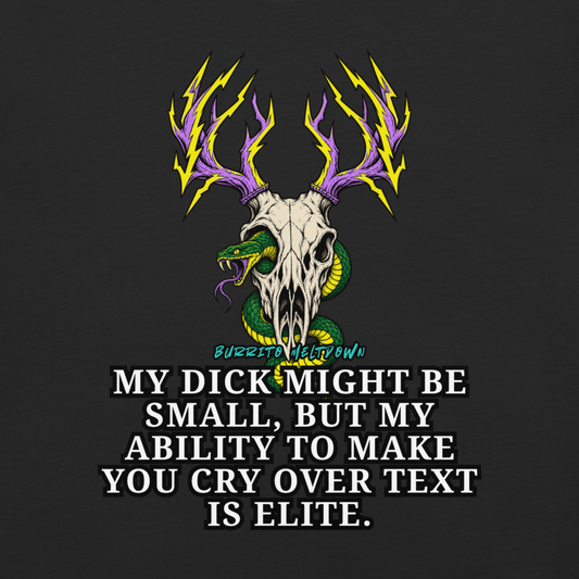 Elite Over Text – Lightning Deer Skull Tee Mockup