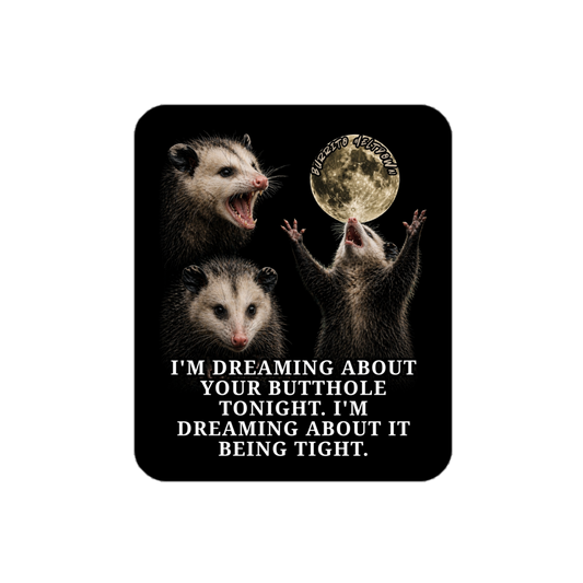 Dreaming About Your Butthole – Possums Sticker mockup