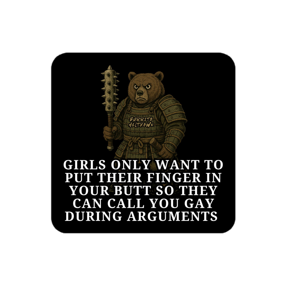 Finger In The Butt – Bear Sticker mockup