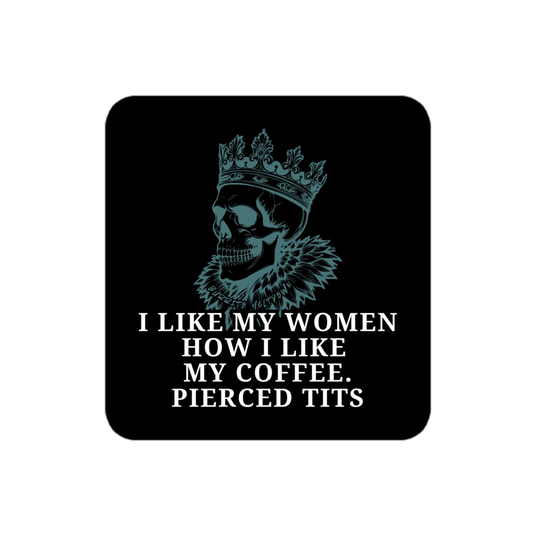I Like My Coffee – King Skull Sticker