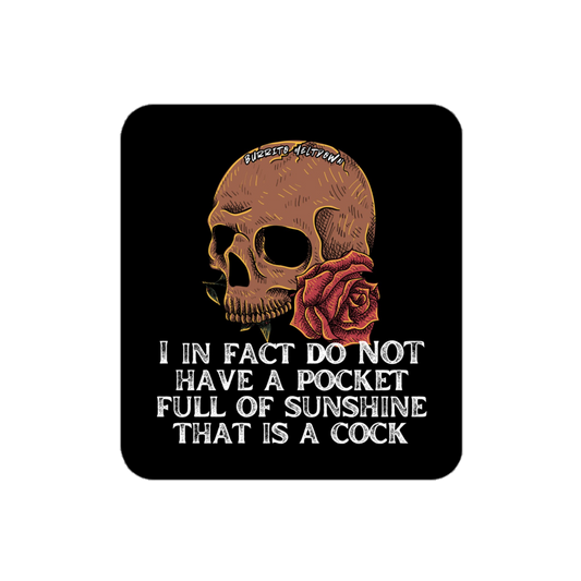 Pocket Full of Cock - Skull Sticker mockup