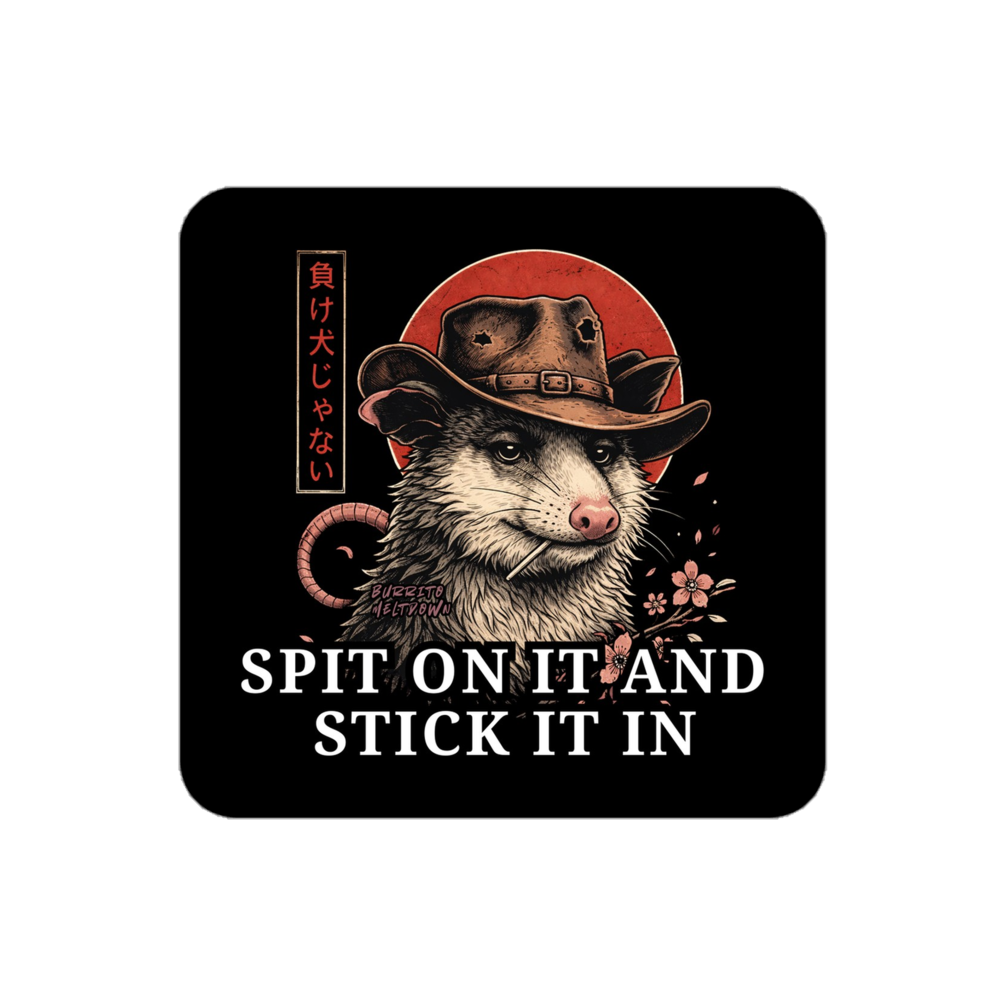 Spit on it – Possum Sticker mockup