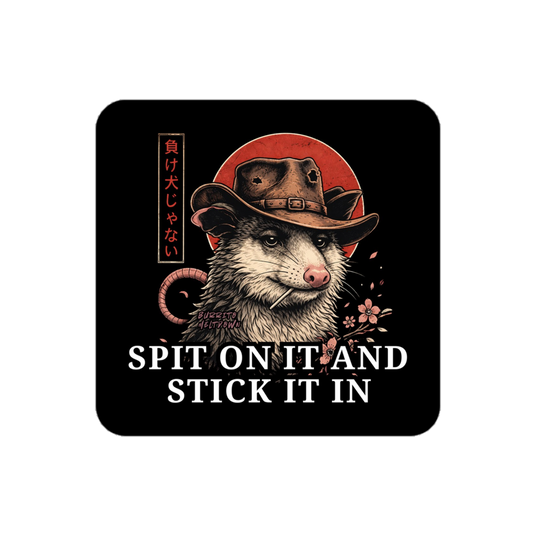 Spit on it – Possum Sticker mockup
