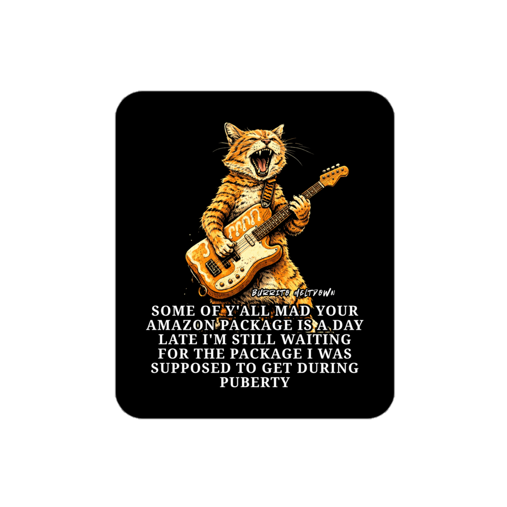 Amazon Package – Guitar Cat Sticker Mockup