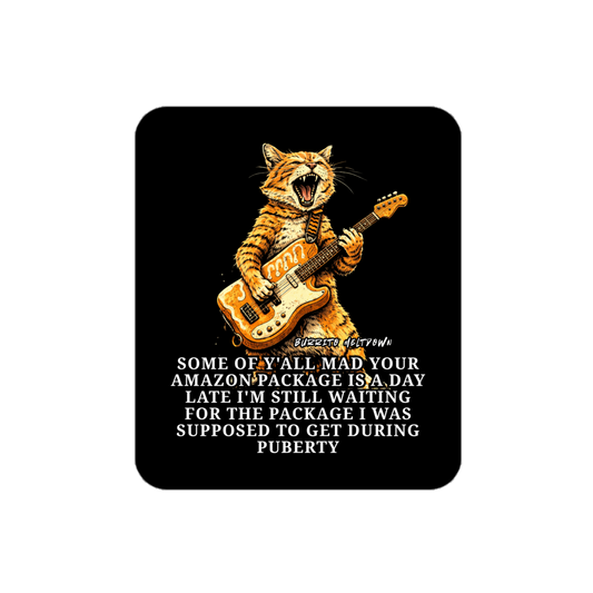 Amazon Package – Guitar Cat Sticker Mockup