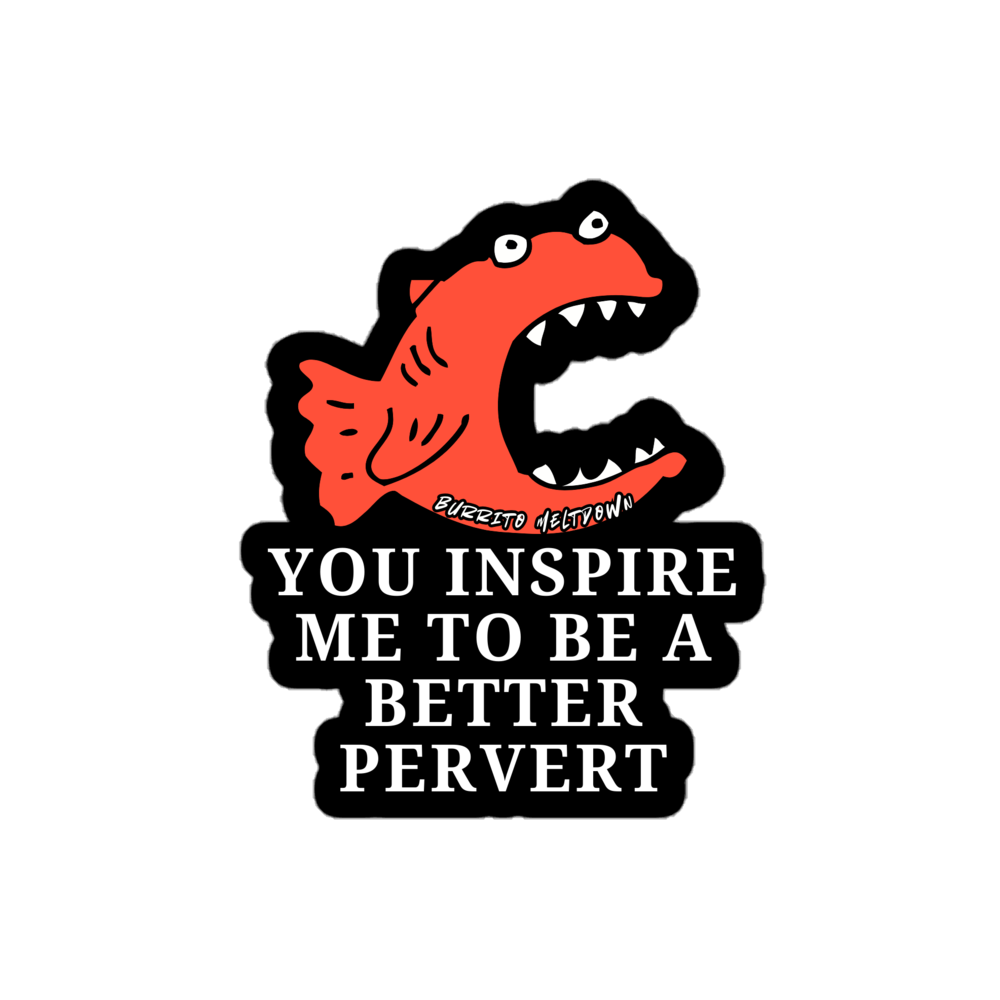 Better Pervert – Fish Sticker Mockup