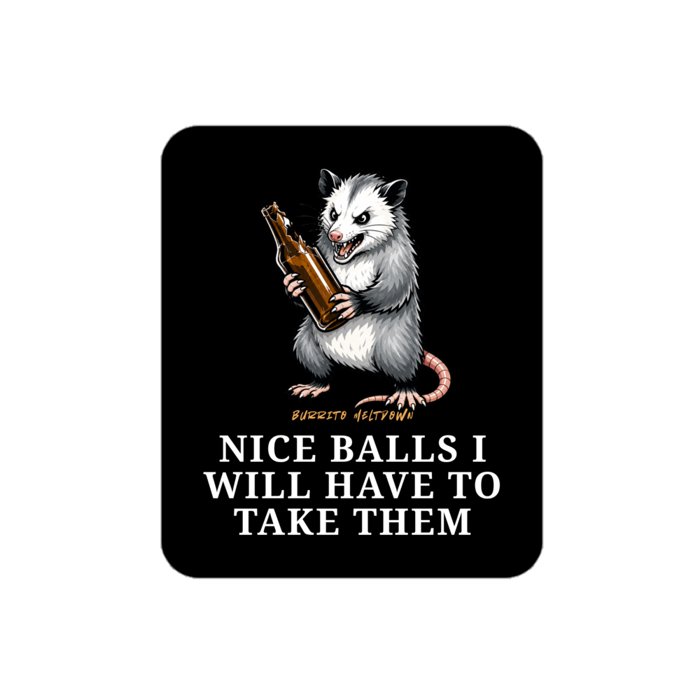 Cheers To That – Party Possum Sticker Mockup