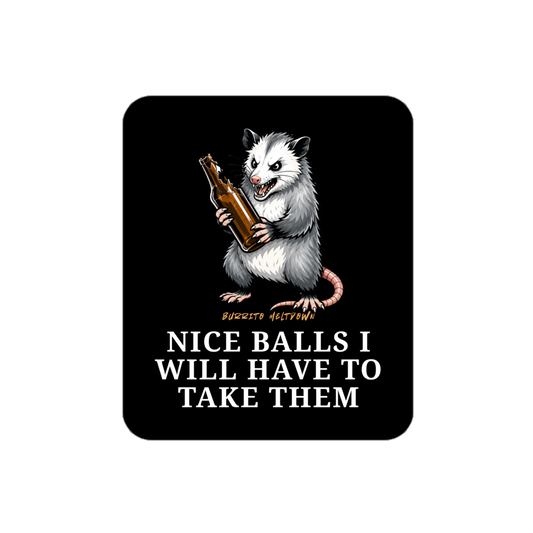 Cheers To That – Party Possum Sticker Mockup