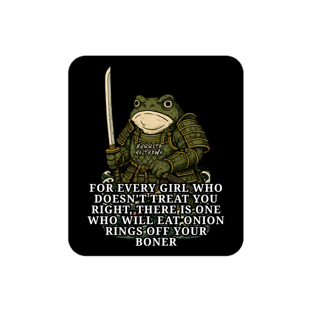 For Every Girl – Samurai Frog Sticker Mockup