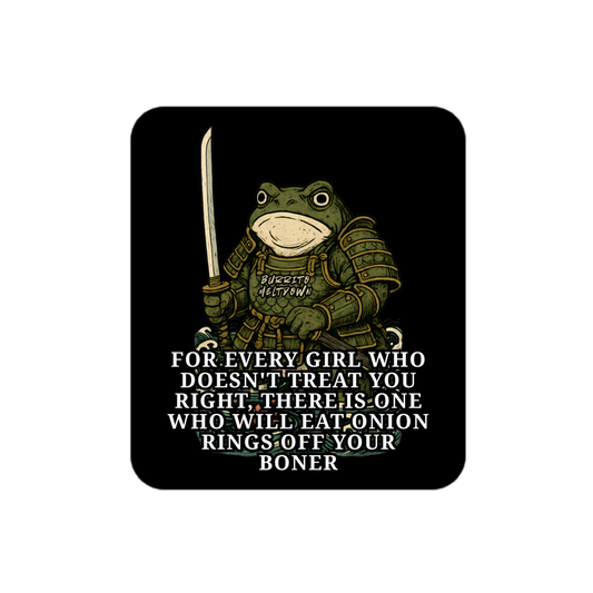 For Every Girl – Samurai Frog Sticker Mockup