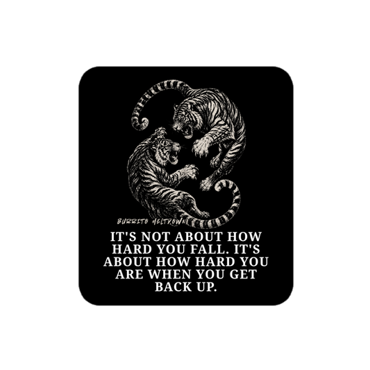 How Hard You Are – Yin Yang Tiger Sticker Mockup