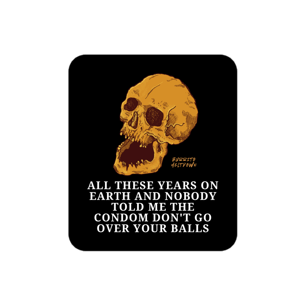 All These Years – Screaming Skull Sticker Mockup