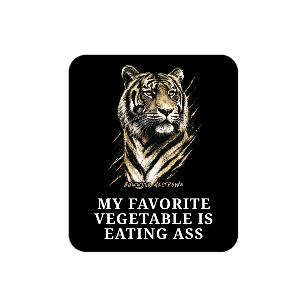 My Favorite Vegetable – Tiger Sticker Mockup