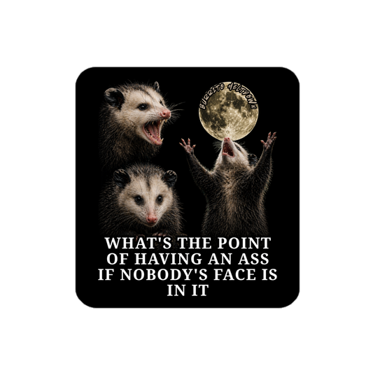 Nobody's Face Is In It – Possum Sticker Mockup