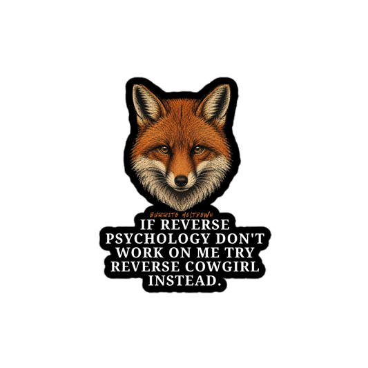 Reverse Cowgirl – Fox Sticker Mockup