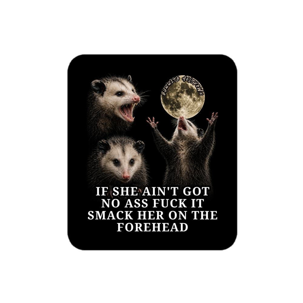 Smack Her On The Forehead – Opossum Moon Sticker Mockup