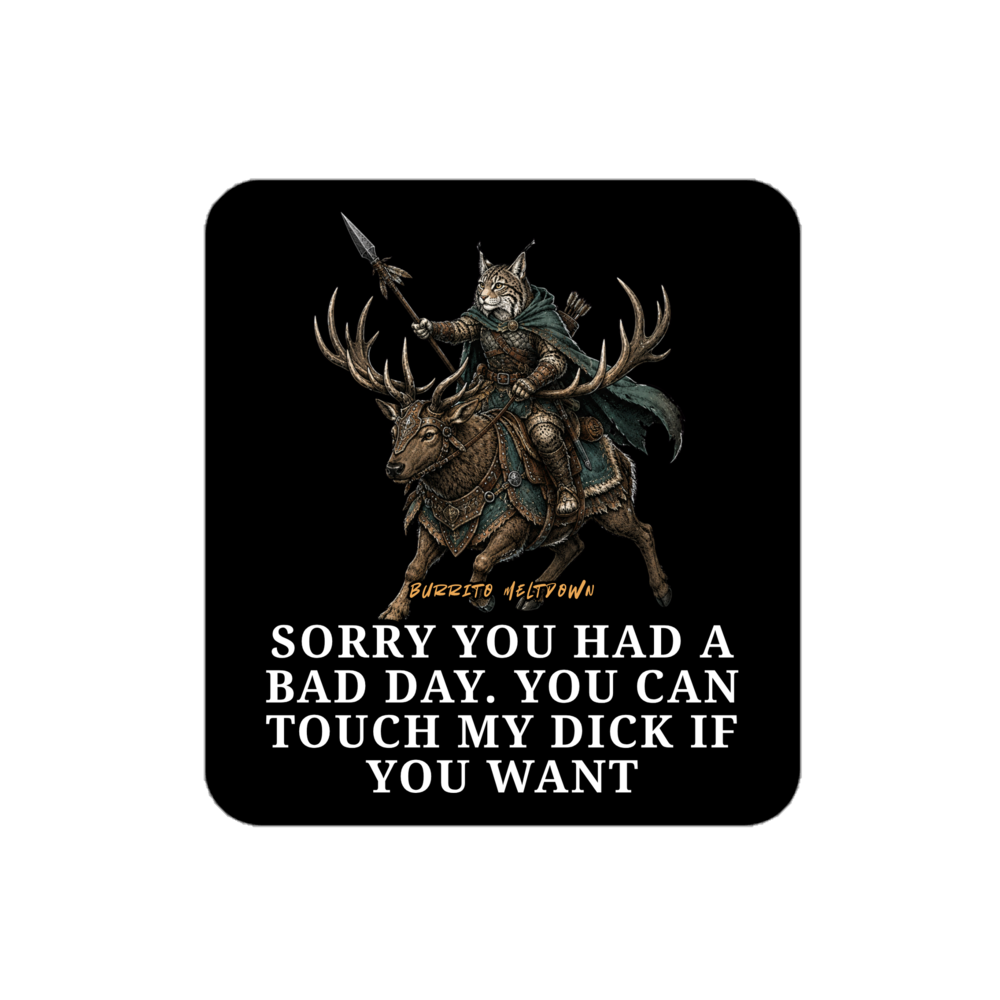 Sorry You Had A Bad Day – Bandana Cowboy Skull Sticker Mockup