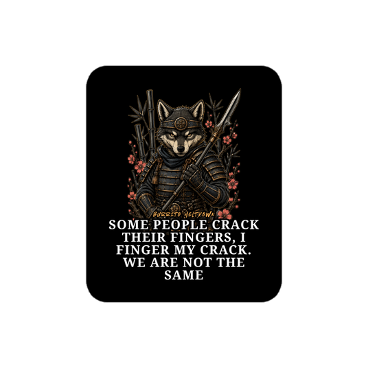We Are Not The Same – Samurai Wolf Sticker Mockup
