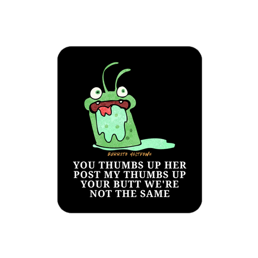We're Not The Same – Slime Monster Sticker Mockup