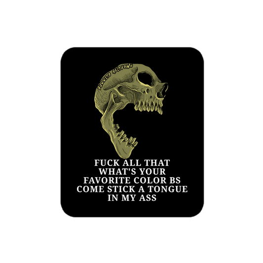 What's Your Favorite Color – Beast Skull Sticker Mockup