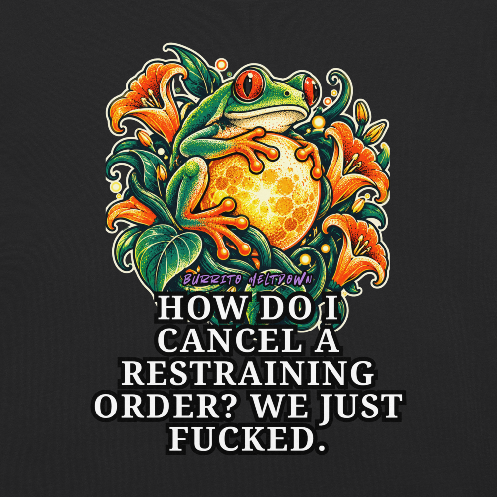 How Do I Cancel – Lily Frog Tee Mockup