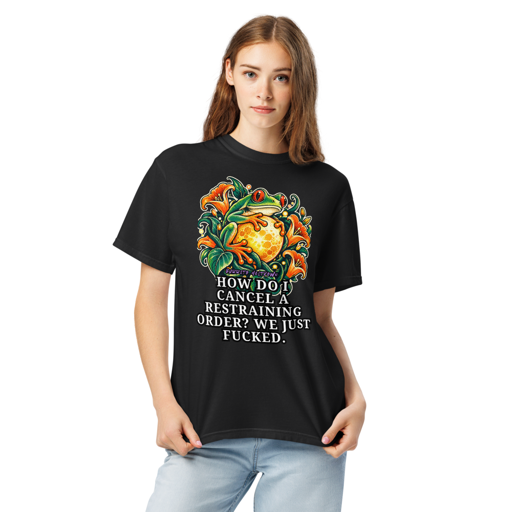 How Do I Cancel – Lily Frog Tee Mockup