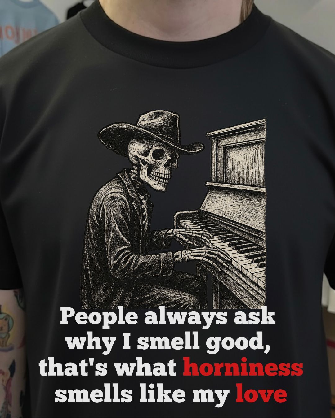 That’s What Horniness Smells Like Shirt – Comfort Colors Vintage Tee